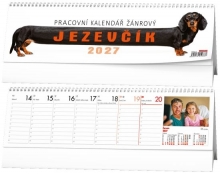 Kalendář stolní, Žánrový Jezevčík 2027