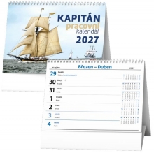Kalendář stolní, Kapitán 2027