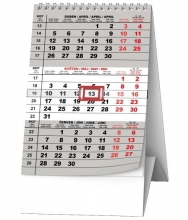 Kalendář stolní, Mini tříměsíční 2027