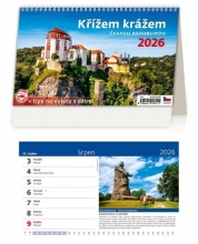 Kalendář stolní, Křížem krážem Českou republikou 2026