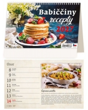 Kalendář stolní, Babiččiny recepty 2027