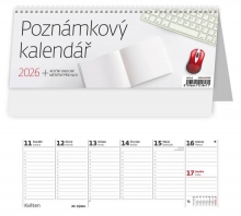 Kalendář stolní, Poznámkový 2026