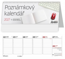 Kalendář stolní, Poznámkový 2027