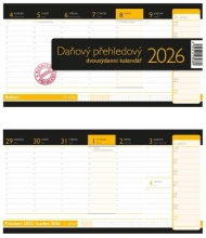 Kalendář stolní, Daňový přehledový 2026