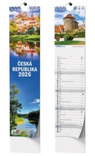 Kalendář nástěnný, kravata, Česká republika 2026