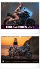 Kalendář nástěnný, Girls & Bikes 2027