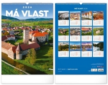 Kalendář nástěnný, Má vlast 2026