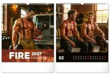 Kalendář nástěnný, Dreamy Firefighters 2027