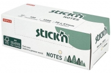 Bloček samolepicí Stick´n FSC 38x51 mm, 12x100 lístků, žlutý