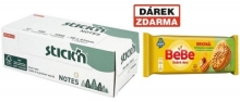 Bloček samolepicí Stick´n FSC 38x51 mm, 12x100 lístků, žlutý