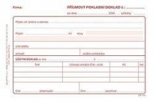 Tiskopis Příjmový pokladní doklad, A6, podvojné úč., OPTYS
