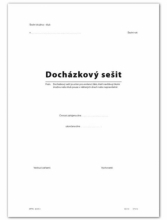Tiskopis Docházkový sešit pro žáky Optys, A4, 250 stran