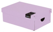 Krabice úložná Pastelini 35,5x24x9 cm, lamino, fialová
