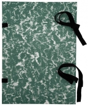 Deska spisová s tkanicí A4, zelená