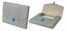 Kufřík na spisy Elegant 325 x 251 x 35 mm, modrý