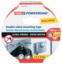 Páska montážní Tesa Powerbond 19 mm x 5 m, oboustranná