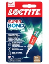 Lepidlo vteřinové Loctite Super Bond Repositionable Gel, 3 g