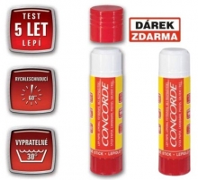 Tyčinka lepicí Concorde 8 g, 3 ks - Akce