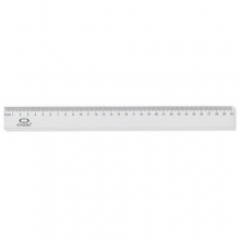 Pravítko Concorde 30 cm, čiré