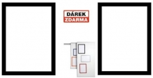 Rámeček magnetický Duraframe A4, černý, 5 ks