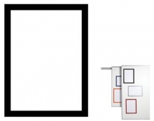 Rámeček magnetický Duraframe A4, černý, 5 ks