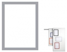 Rámeček magnetický Duraframe A4, stříbrný, 5 ks