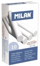 Křída MILAN, kulatá, bílá, 10 ks