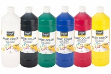 Barva temperová Creall 1.000 ml, základní barvy, 6 ks