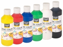 Barva temperová Creall 250 ml, základní barvy, 6 ks