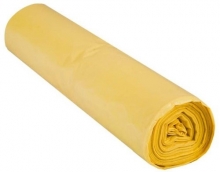 Pytel na odpad 70x110 cm, 120 l, 60 mic, 20 ks, žlutý
