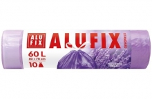 Pytel na odpad Alufix 60 l, zatahov., vůně levandule, 10 ks