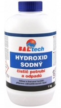 Prostředek čisticí Hydroxid sodný, na odpady, 1 kg