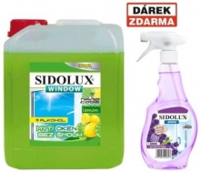 Prostředek Sidolux Window na okna, 5 l, lemon, 2 ks - Akce