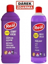 Krém čisticí Real, 600 g, Levandule, 4 ks - Akce