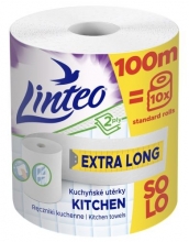 Utěrky kuchyňské Linteo Extra Long, dvouvrstvé, cel., 100 m