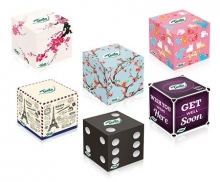 Kapesníčky papírové Tento Cubebox, třívrstvé, 58 ks