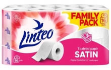 Papír toaletní Linteo Satin, třívrstvý, celulóza, 16 ks
