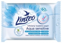 Papír toaletní Linteo Aqua Sensitive, vlhčený, 60 ks
