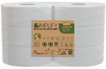 Papír toaletní Papernet Simplify Maxi Jumbo, dvouvrst., 6 ks
