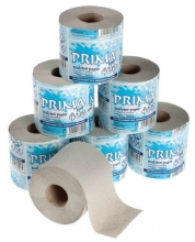 Papír toaletní Primasoft, jednovrstvý, recykl, 32 ks