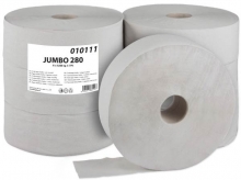 Papír toaletní Jumbo, jednovrstvý, 28 cm, recykl, 6 ks