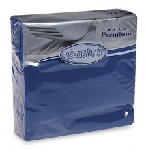 Ubrousky Premium 40 x 40 cm, 50 ks, tmavé modré