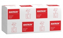 Ručníky papírové Katrin Classic, dvouvrstvé, Z-Z, bílé