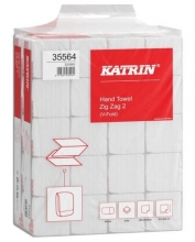 Ručníky papír. Katrin Basic HandyPack 35564, Z-Z, 20x200 ks