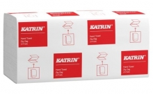 Ručníky papírové Katrin Basic 100669, jednovrstvé, Z-Z, šedé