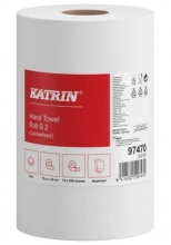 Ručníky papírové Katrin Roll S2 97470, dvouvrs., role, 12 ks