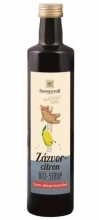 Sirup Sonnentor Bio, 0,5 l, zázvor a citron