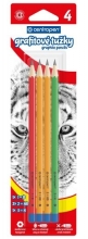 Tužka grafitová Centropen 9510, 4 ks (2x HB, 1x B, 1x H)