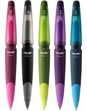 Mikrotužka Milan Capsule Slim, 0,5 mm, + 2 gumy, mix barev