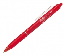Pero kuličkové Pilot Frixion Clicker 0,7, červené
